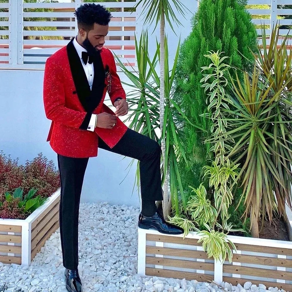 Only Jacket 1 PCS Men's Suit Tuxedo Shawl Lapel For Formal Wedding Slim Fit Male Fashion Jacket Business Groom