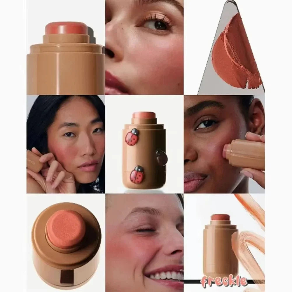 Skin Blush Cream For Lips And Cheeks Multiple Color Options For Natural Makeup Full Long-lasting Sleepy Girl Piggy