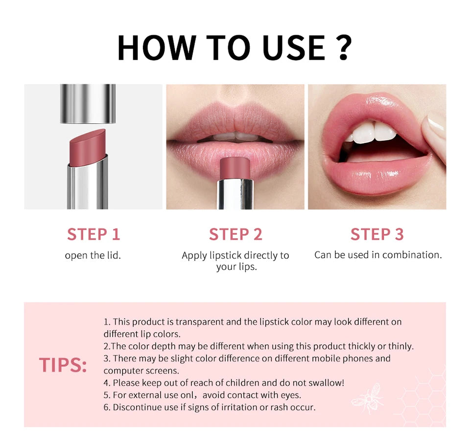 Pink Honey Almost Lipstick Tinted Lip Balm in Black Honey Powerful Lip Repulper Remove Dark Lips Lipbalm Exfoliating for Lips