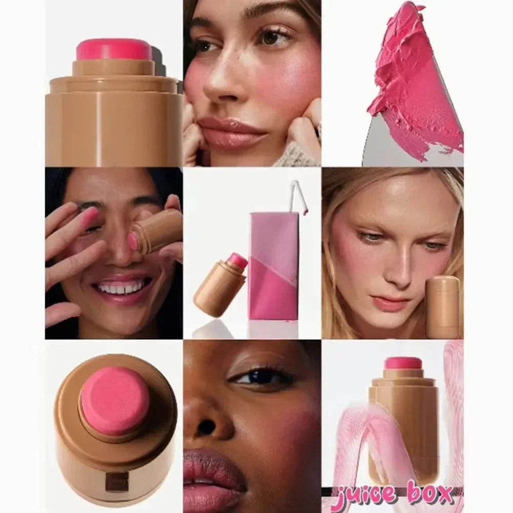 Skin Blush Cream For Lips And Cheeks Multiple Color Options For Natural Makeup Full Long-lasting Sleepy Girl Piggy