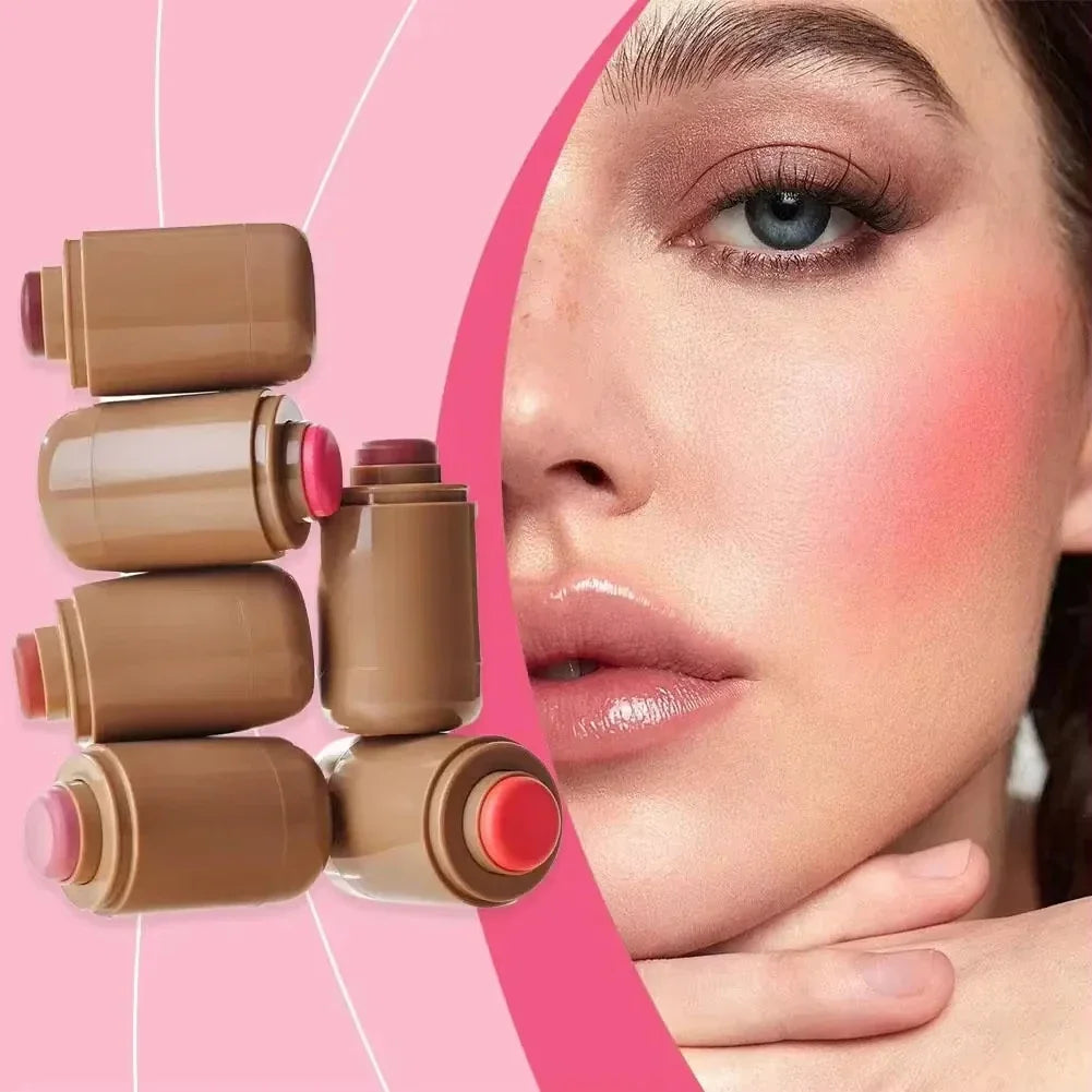 Skin Blush Cream For Lips And Cheeks Multiple Color Options For Natural Makeup Full Long-lasting Sleepy Girl Piggy