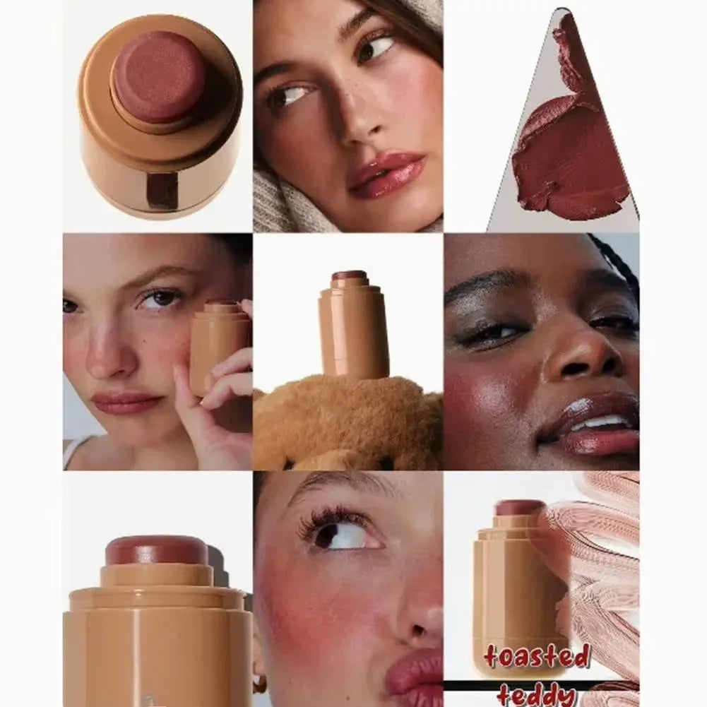 Skin Blush Cream For Lips And Cheeks Multiple Color Options For Natural Makeup Full Long-lasting Sleepy Girl Piggy