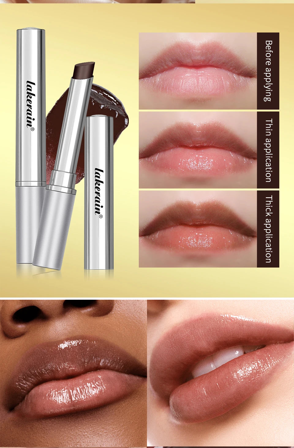 Pink Honey Almost Lipstick Tinted Lip Balm in Black Honey Powerful Lip Repulper Remove Dark Lips Lipbalm Exfoliating for Lips