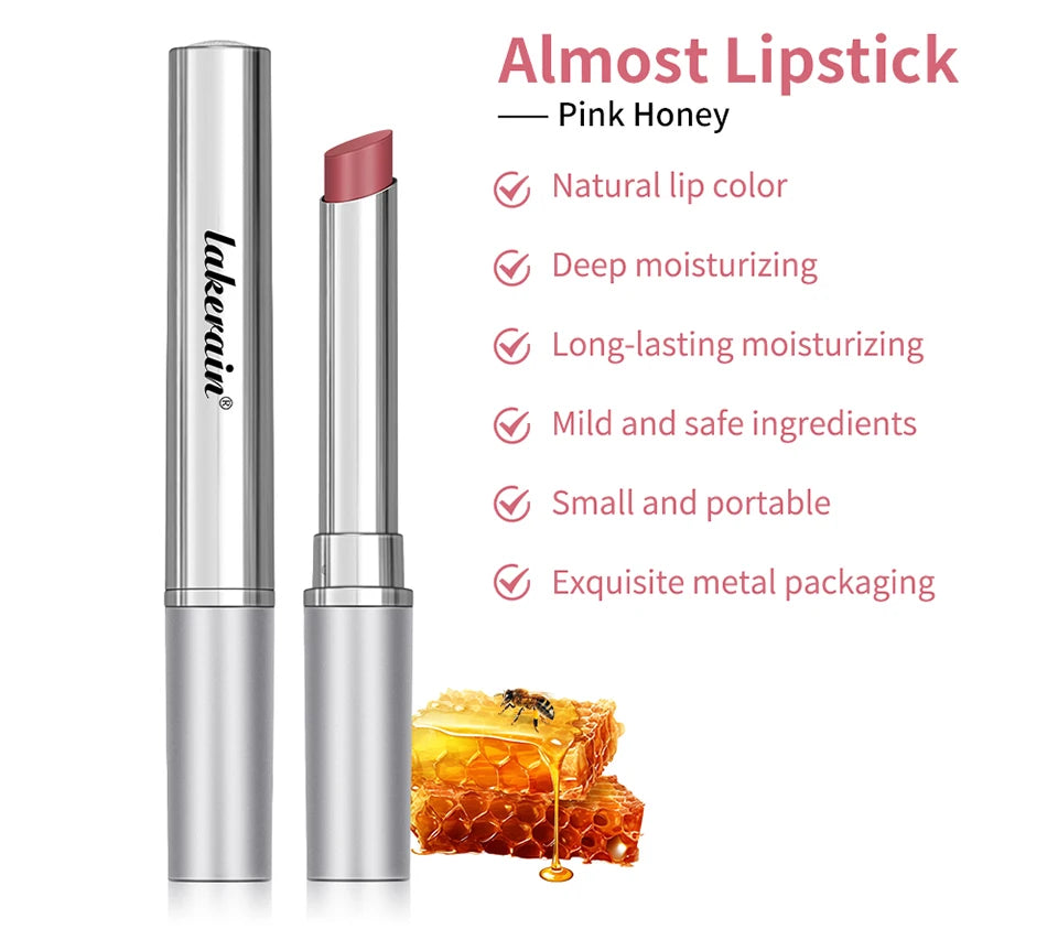 Pink Honey Almost Lipstick Tinted Lip Balm in Black Honey Powerful Lip Repulper Remove Dark Lips Lipbalm Exfoliating for Lips