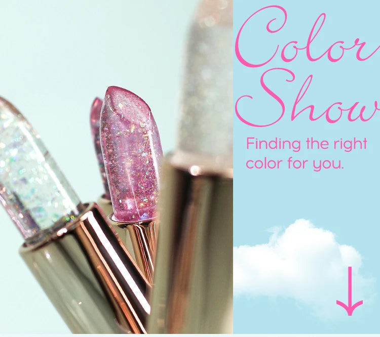 Starry Sky Bullet Head Nude Lipstick Red Pen Black Tube Matte Smooth Lipstick 6 Colors Available
